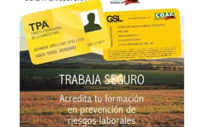 TARJETA PROFESIONAL DE LA AGRICULTURA