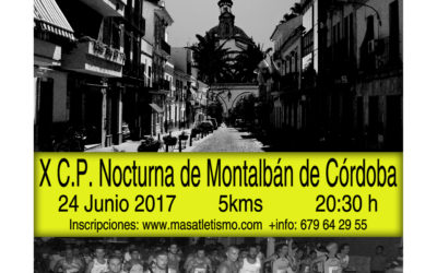 X Carrera Popular Nocturna de Montalbán de Córdoba.