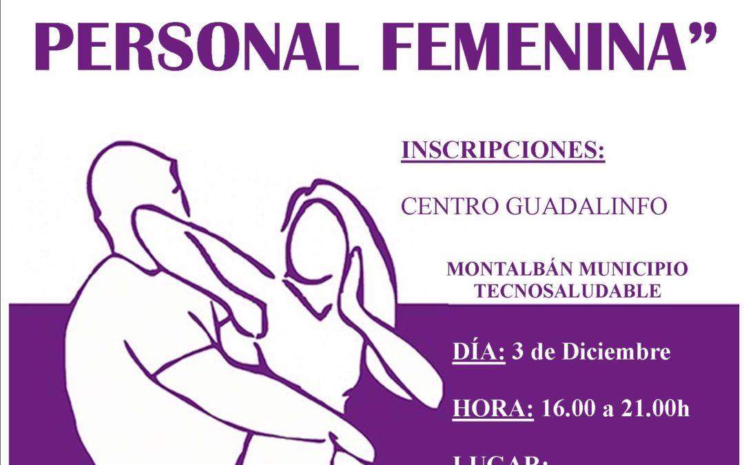 TALLER DEFENSA PERSONAL FEMENINA