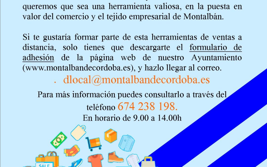 ¿Quieres que tu empresa forme parte de la nueva Marketplace de Montalbán?